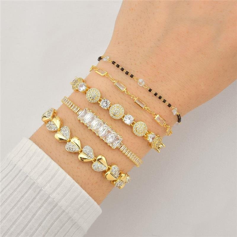 Pulseira Shambala Heart Corações