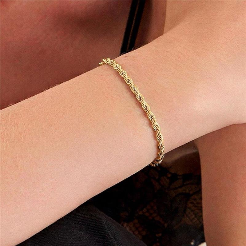 Pulseira Trança Baiana 18cm 4mm