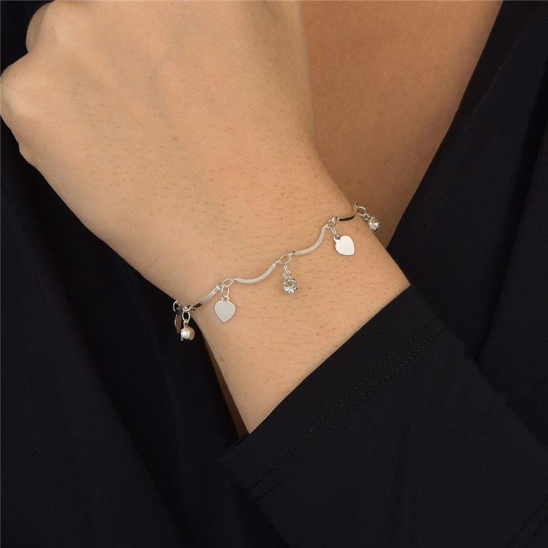 Pulseira Prata Leve Candy Love