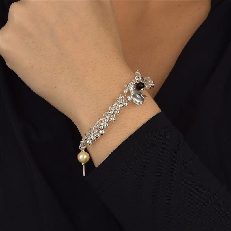 Pulseira Prata Leve A História de Cristo