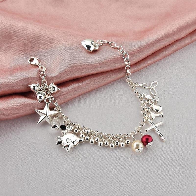 Pulseira Prata Leve A História de Cristo