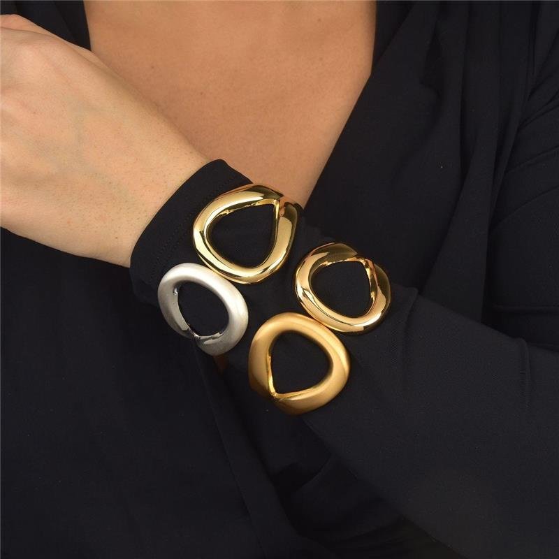 Bracelete Luxo Acessível Dual Acetinado