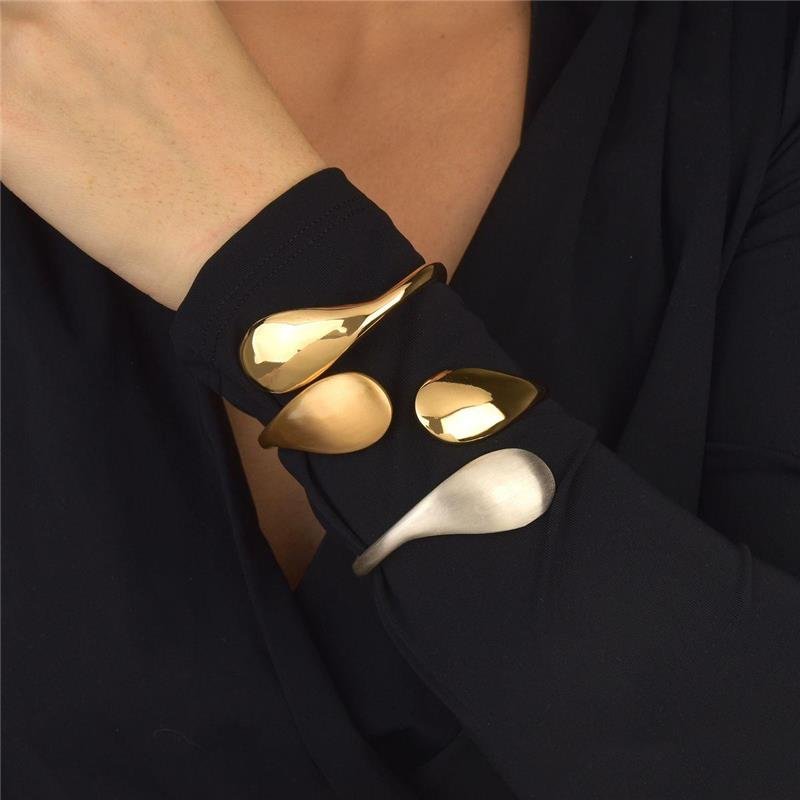 Bracelete Luxo Acessível Dual Acetinado