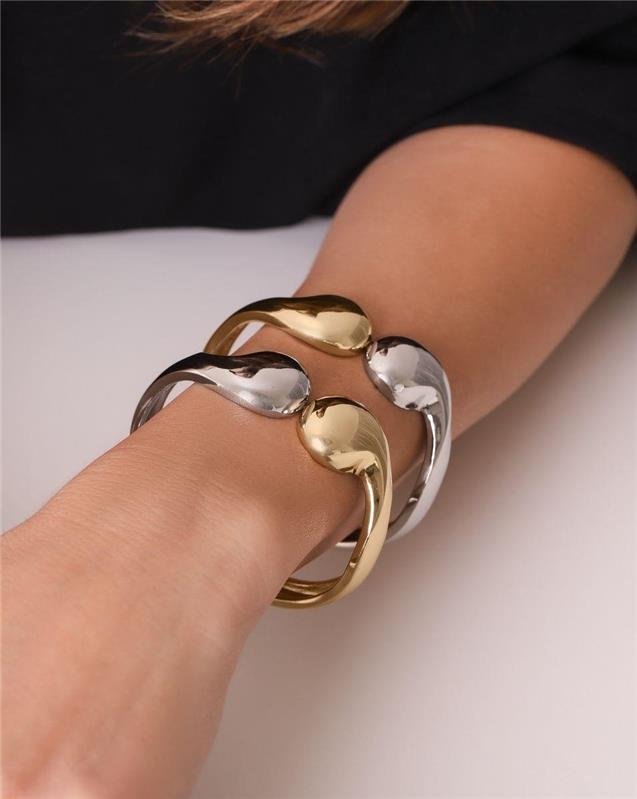 Bracelete Luxo Acessível Dual Orgânico