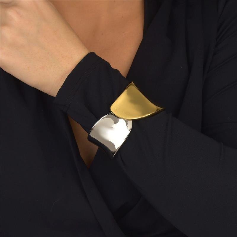 Bracelete Luxo Acessível Dual Acetinado