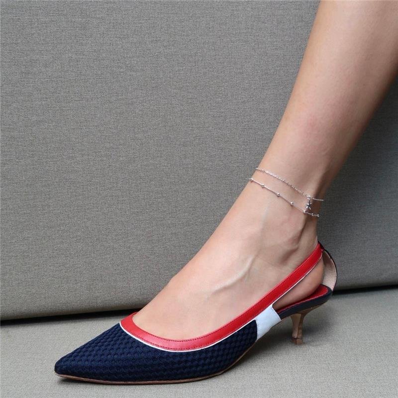 Tornozeleira Prata Leve Estrela do Mar