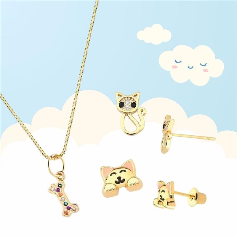 Colar Infantil Pet Ossinho Colors