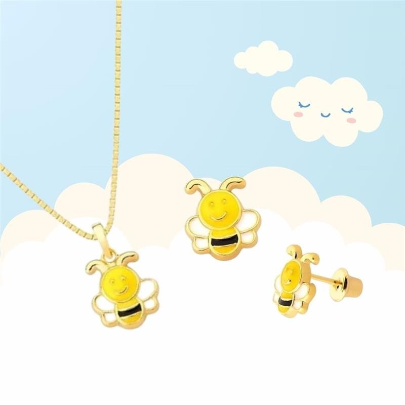 Colar Infantil de Abelhinha