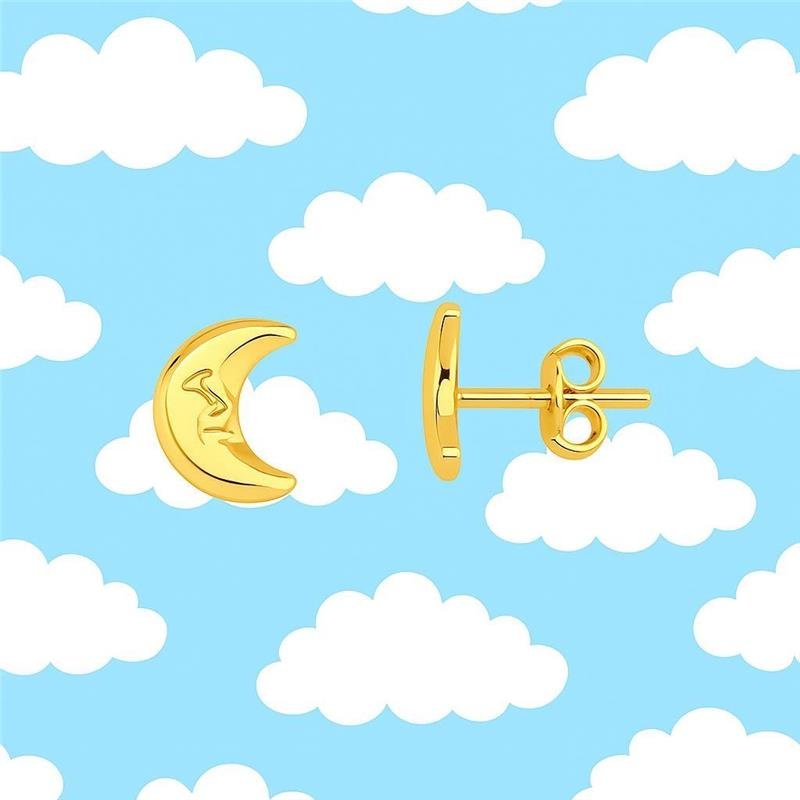 Brinco Infantil Lua ou Para 2º Furo