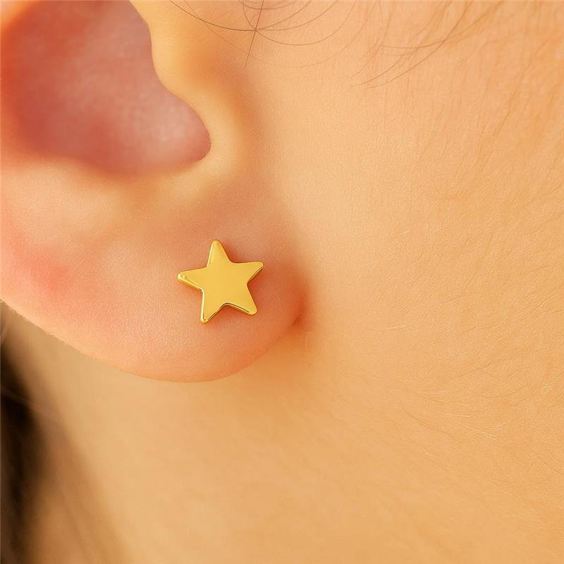 Brinco Infantil Estrela ou 2º Furo