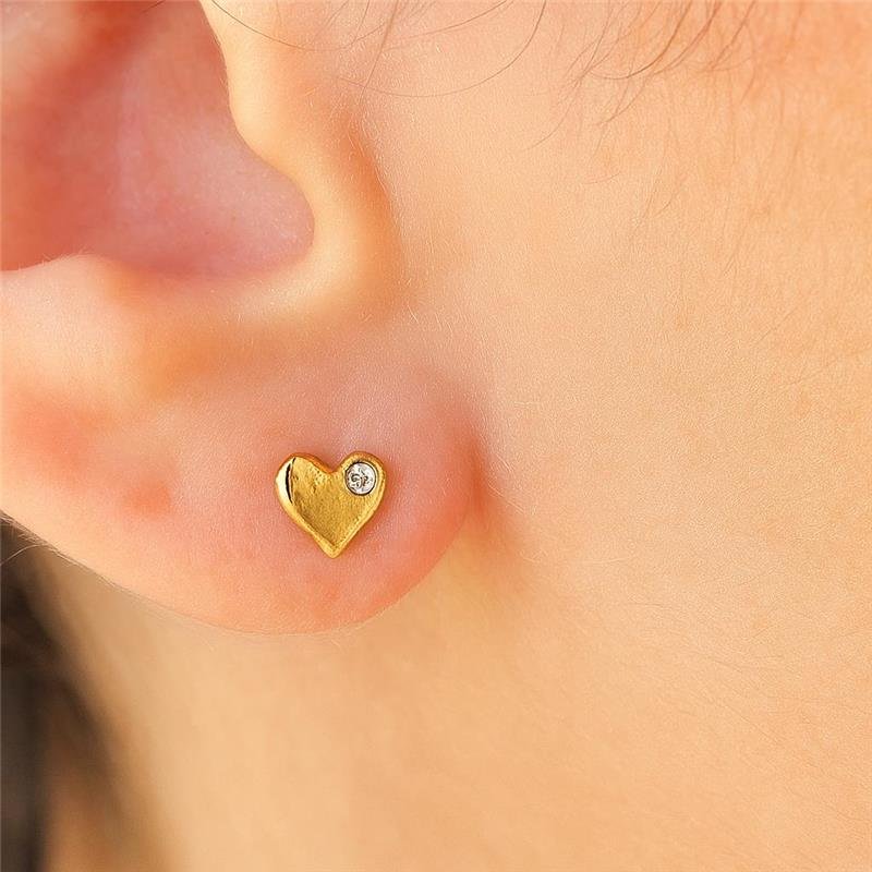 Brinco Infantil Coração ou 2º Furo