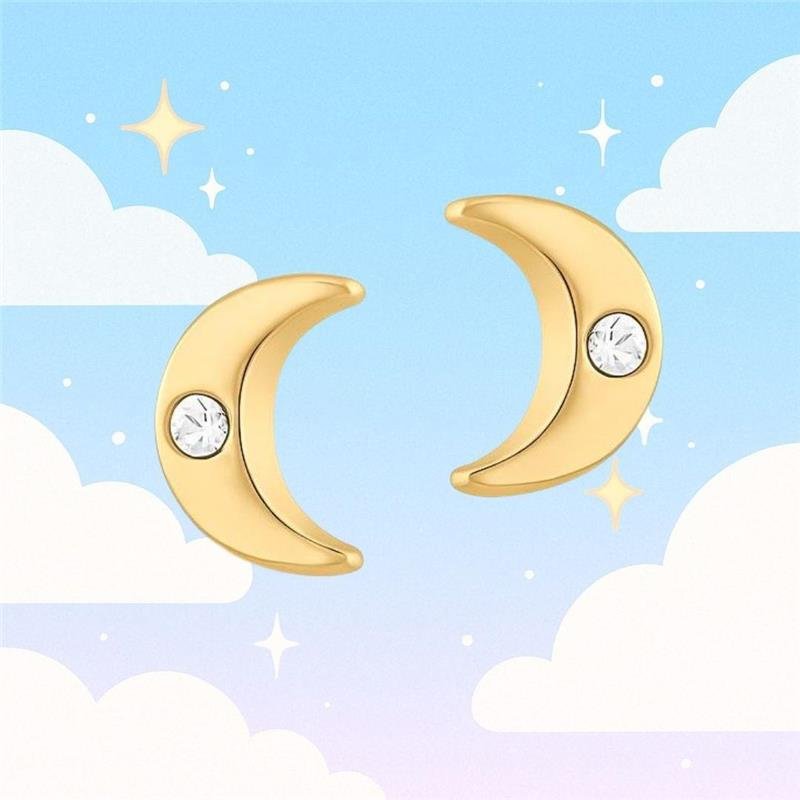 Brinco Infantil Lua ou 2º Furo