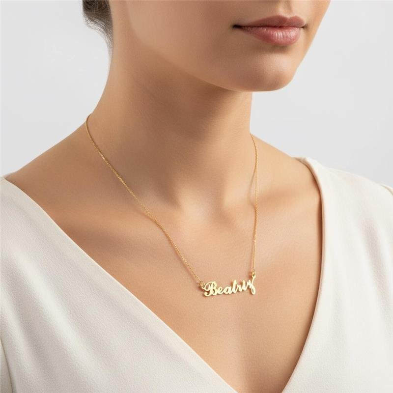 Gargantilha Personalizada Nome Com Até 9 Letras