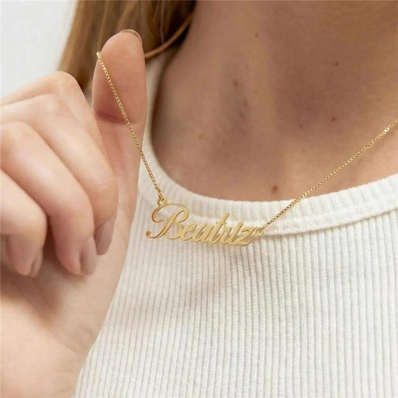 Gargantilha Personalizada Nome Com Até 9 Letras