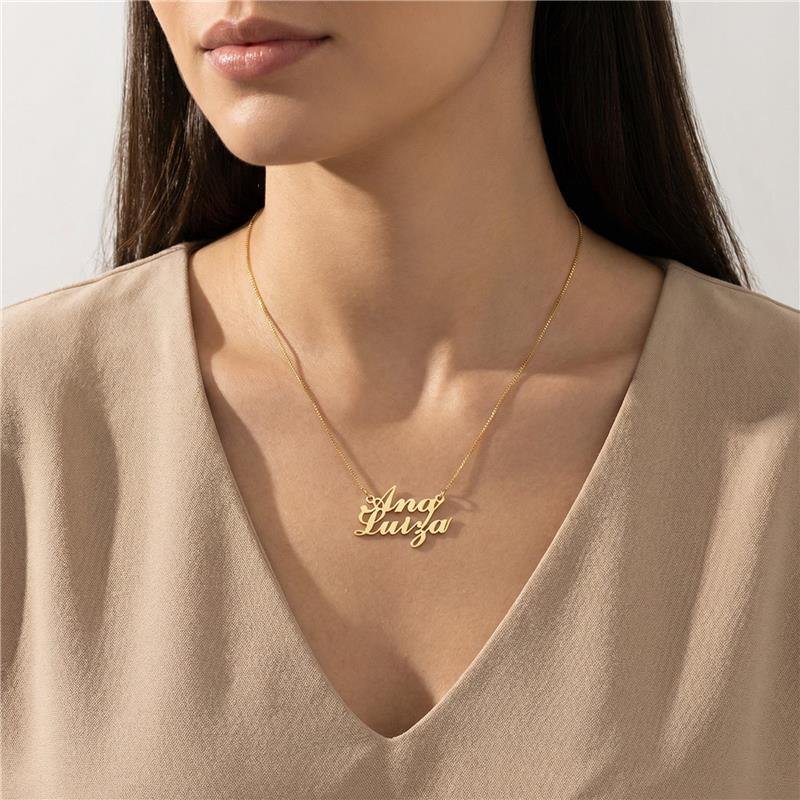 Gargantilha Personalizada Nome Com Até 16 Letras