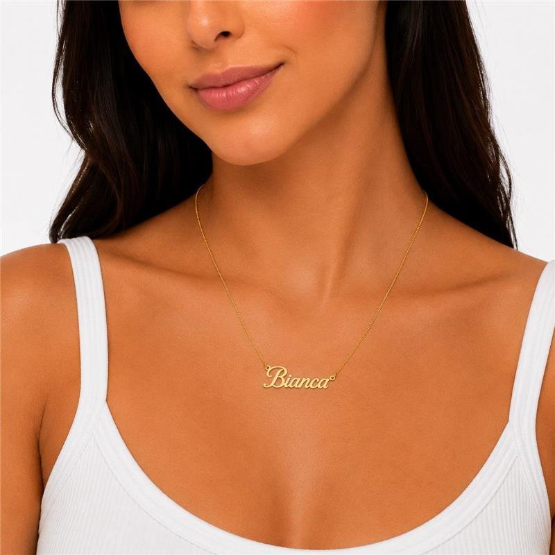 Gargantilha Personalizada Nome Bianca