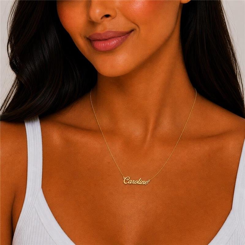 Gargantilha Personalizada Nome Caroline