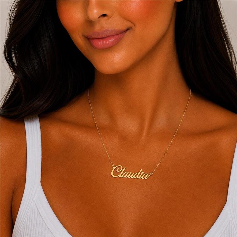 Gargantilha Personalizada Nome Claudia