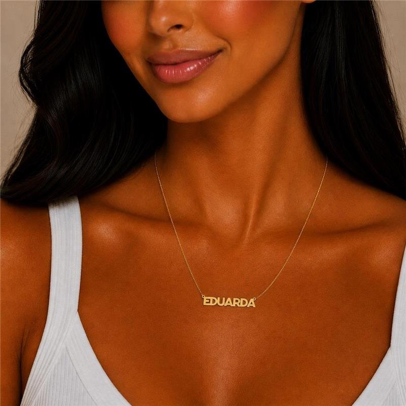 Gargantilha Personalizada Nome Eduarda