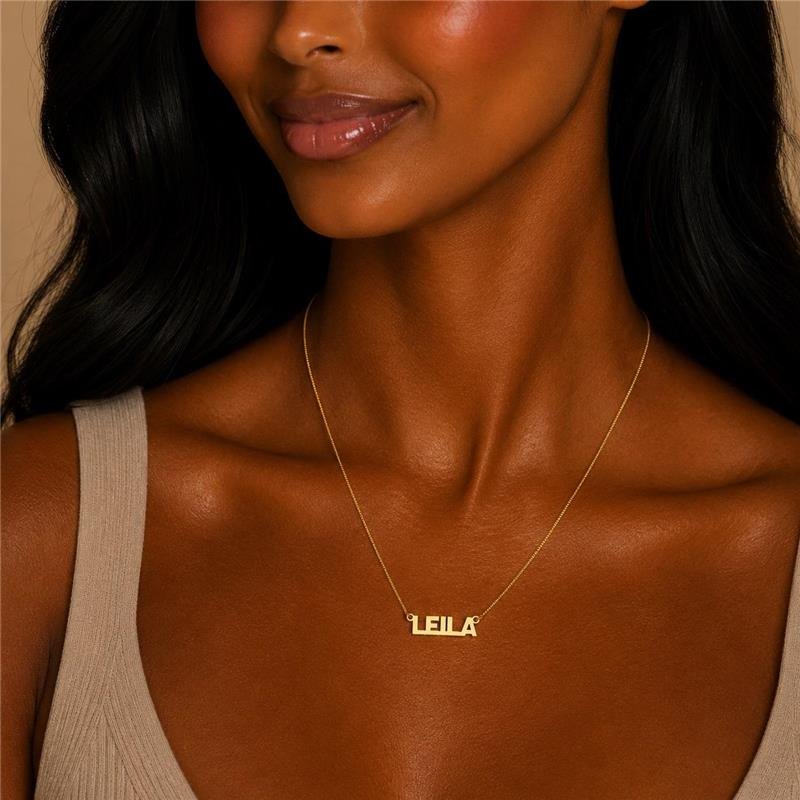 Gargantilha Personalizada Nome Leila