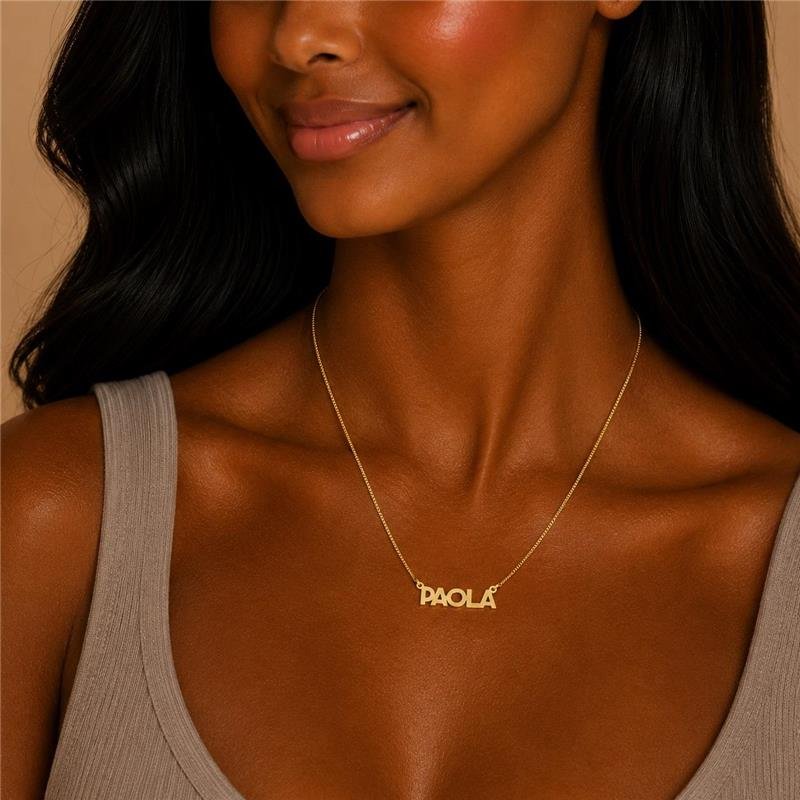Gargantilha Personalizada Nome Paola