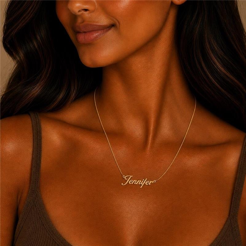 Gargantilha Personalizada Nome Jennifer