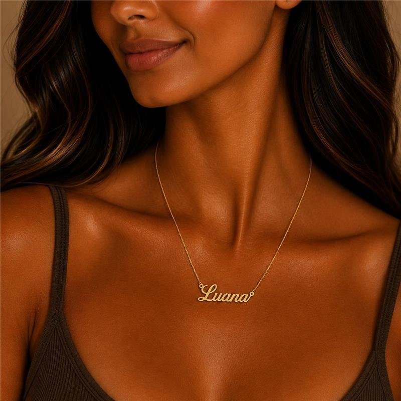 Gargantilha Personalizada Nome Luana