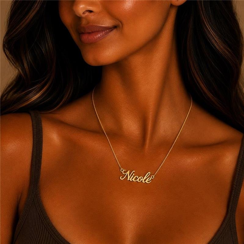 Gargantilha Personalizada Nome Nicole