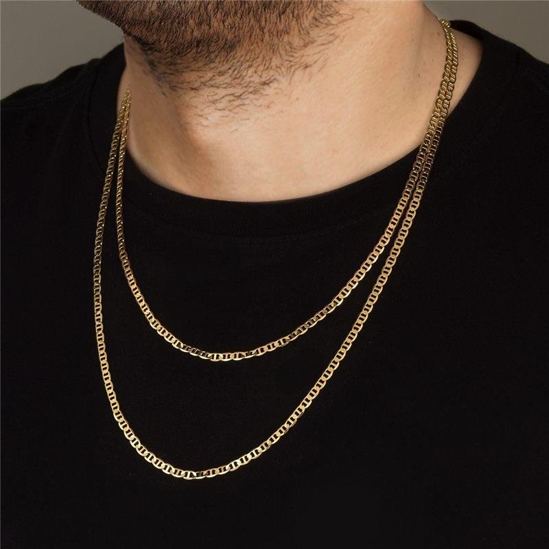 Corrente Masculina Elo Clips 60cm 4mm