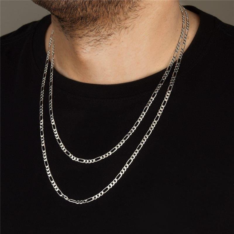 Corrente Masculina Elo Fígaro 60cm 4mm