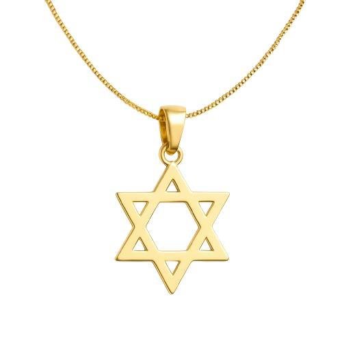 Pingente Masculino Estrela de Davi