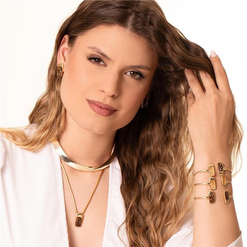 Conjunto Fragmentos Olho de Tigre 