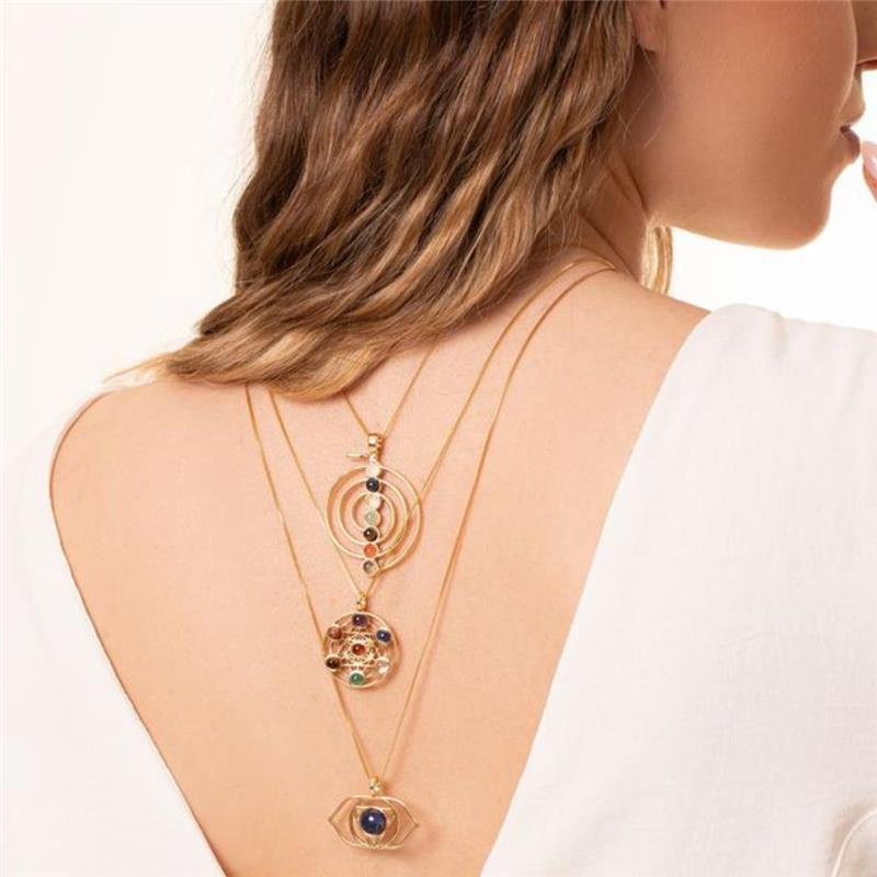 Pingente Sodalita Chakra Frontal