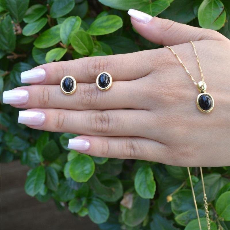 Conjunto Ágata Negra 