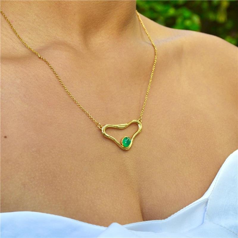 Conjunto Ágata Verde Orgânico