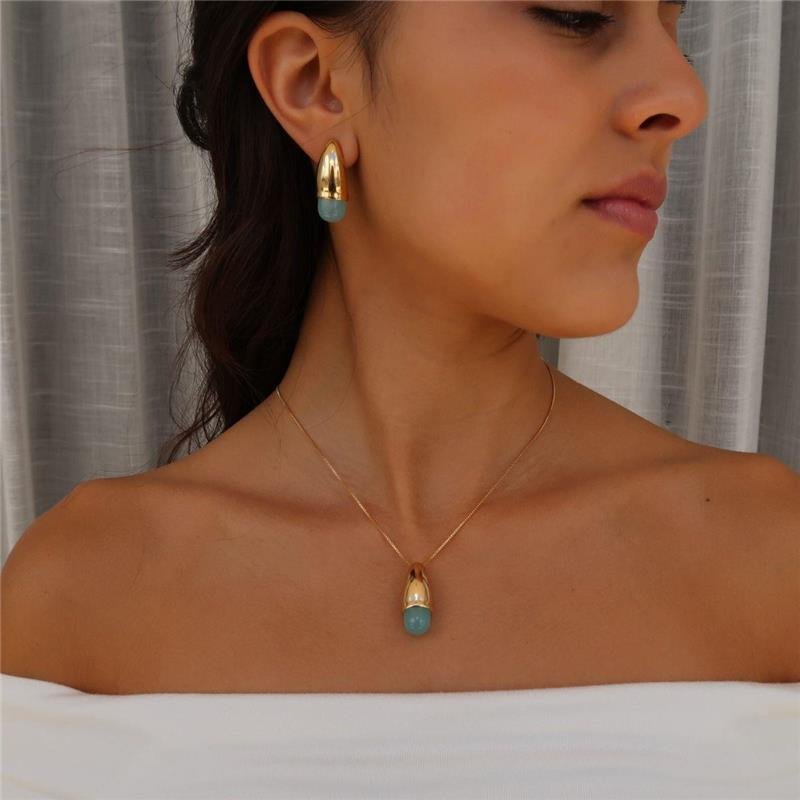 Conjunto Ágata Azul Céu