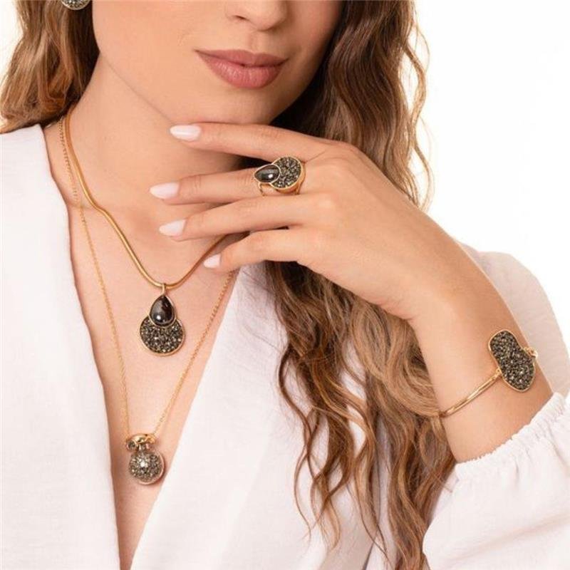 Bracelete Fragmentos Pirita