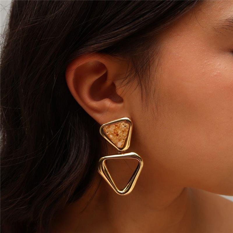 Brinco Fragmentos Citrino