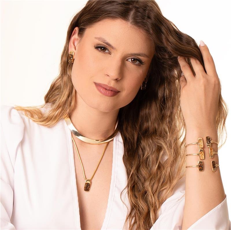 Bracelete Fragmentos Citrino 