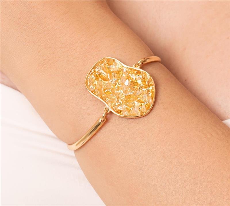 Bracelete Fragmentos Citrino