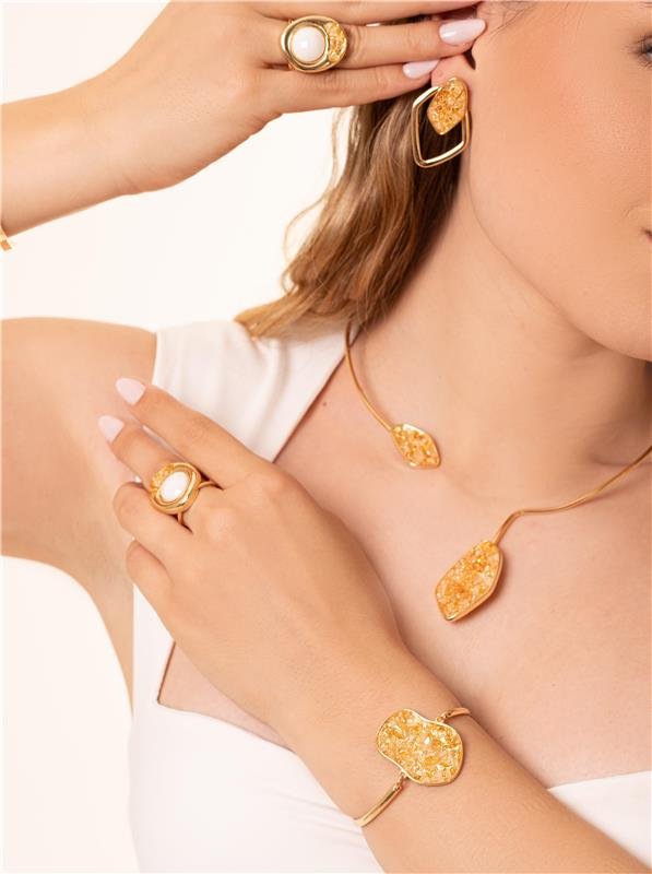 Bracelete Fragmentos Citrino