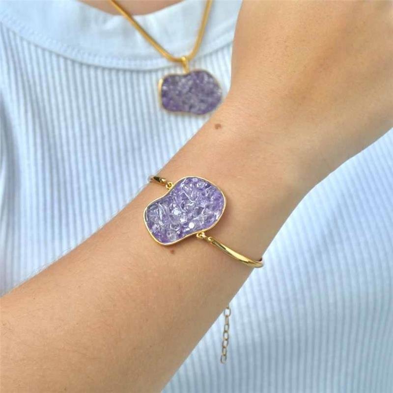 Bracelete Fragmentos Ametista