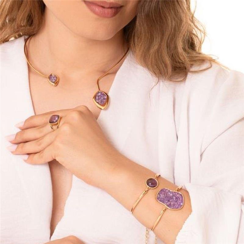 Bracelete Fragmentos Ametista